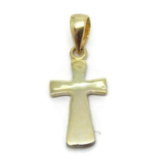 Cross Blade Pendant 14k Yellow Gold!!